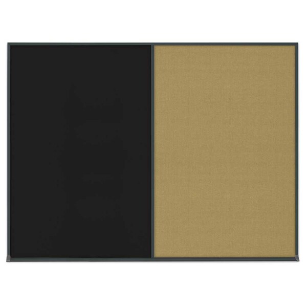 Double Door Radius Corkboard, 42"X32", S